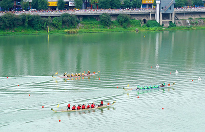 第十三屆省運(yùn)會(huì)(成年組)龍舟賽邵陽(yáng)開(kāi)賽 11支隊(duì)伍角逐6枚金牌